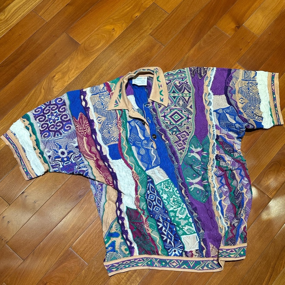 Coogi Multicolor Knit Sweater